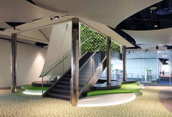 Mediacorp Feature Staircase